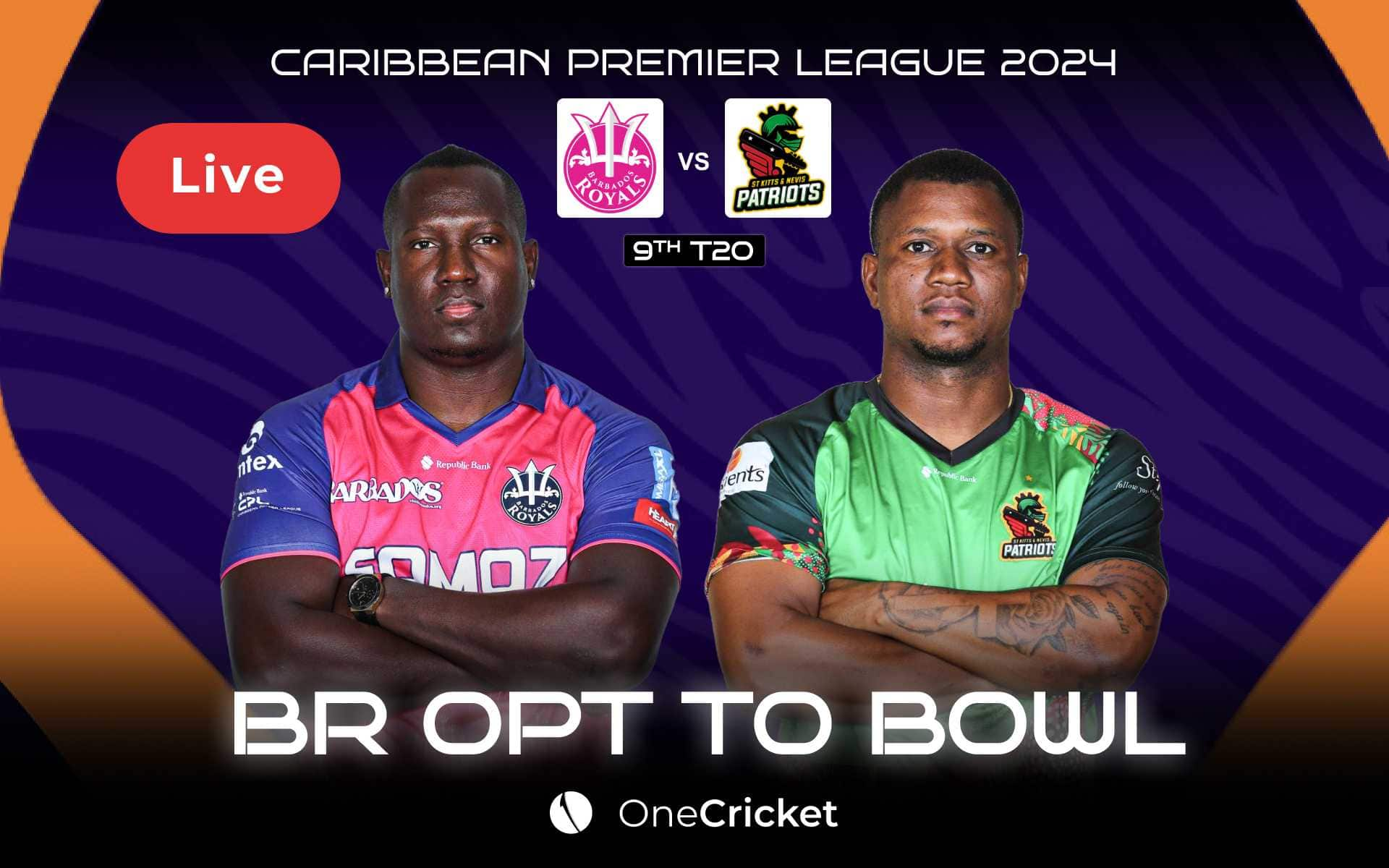 CPL 2024, SKNP vs BR, Match 9 Live Score: Match Updates, Highlights And Live Streaming